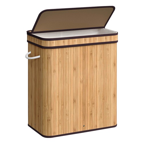 72l bamboo laundry - laundry, hamper