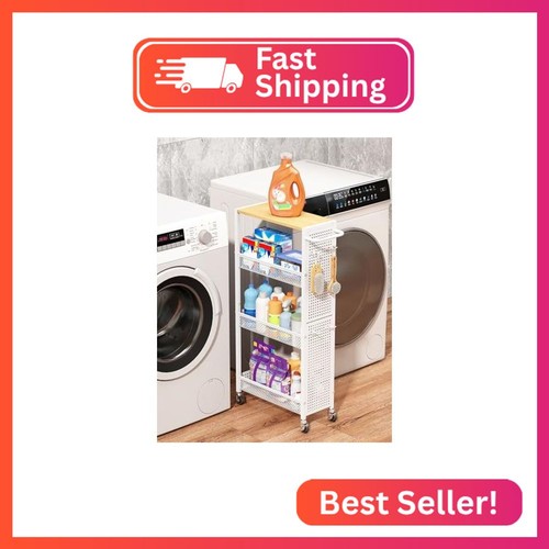 Utility slim storage cart - utility,