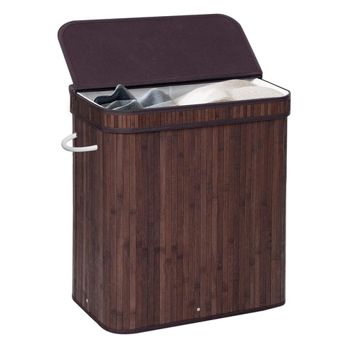 72l bamboo laundry hamper with - 72l,